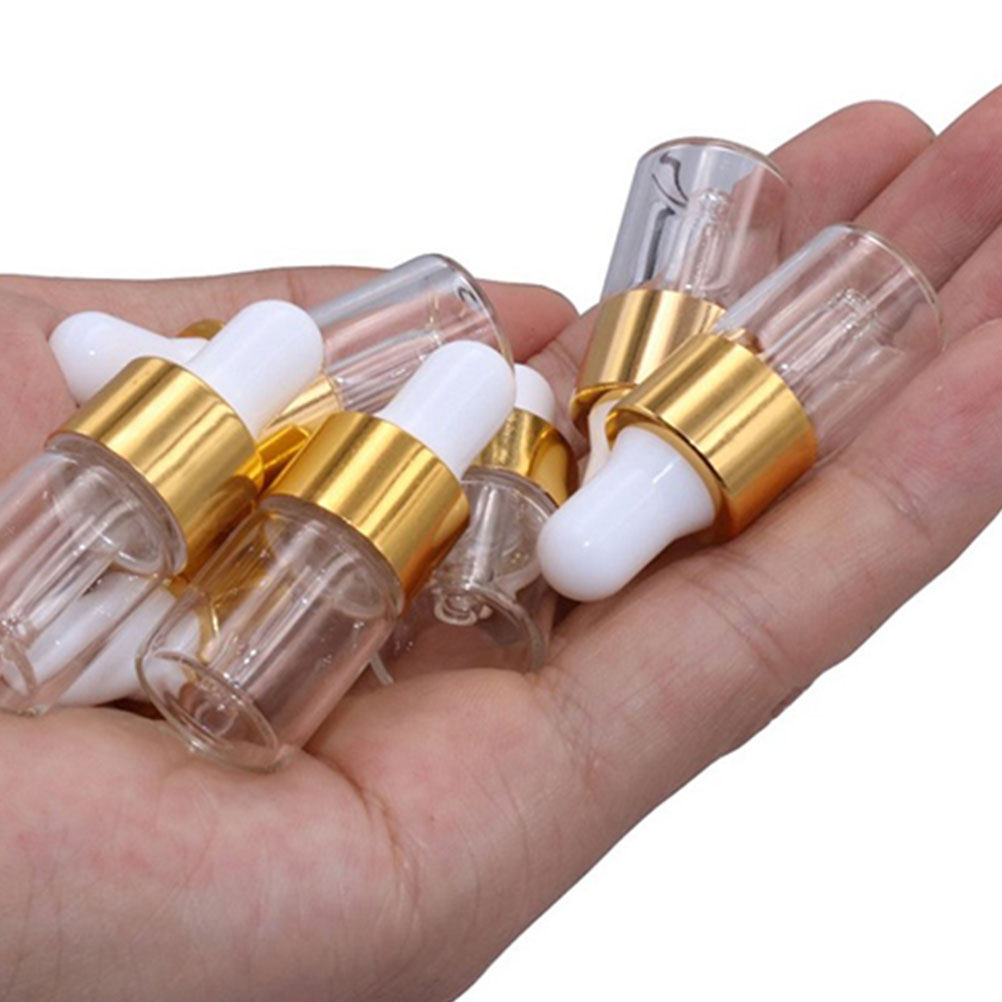 Reusable Bottle - 30Pcs Glass Essence Liquid Bottles Compact