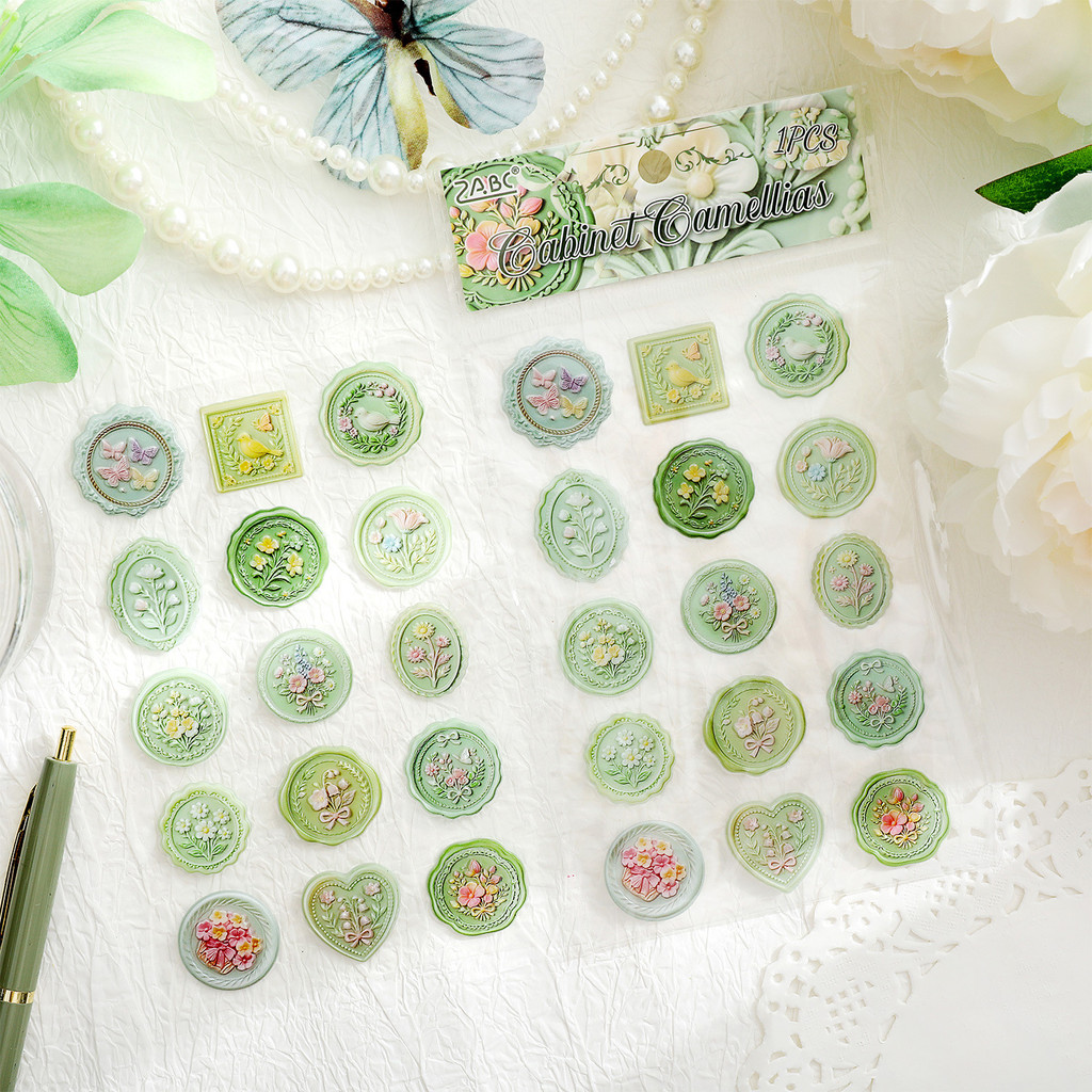 Beeswax Wrap - 1 Sheet with 15Pcs Wax Seal
