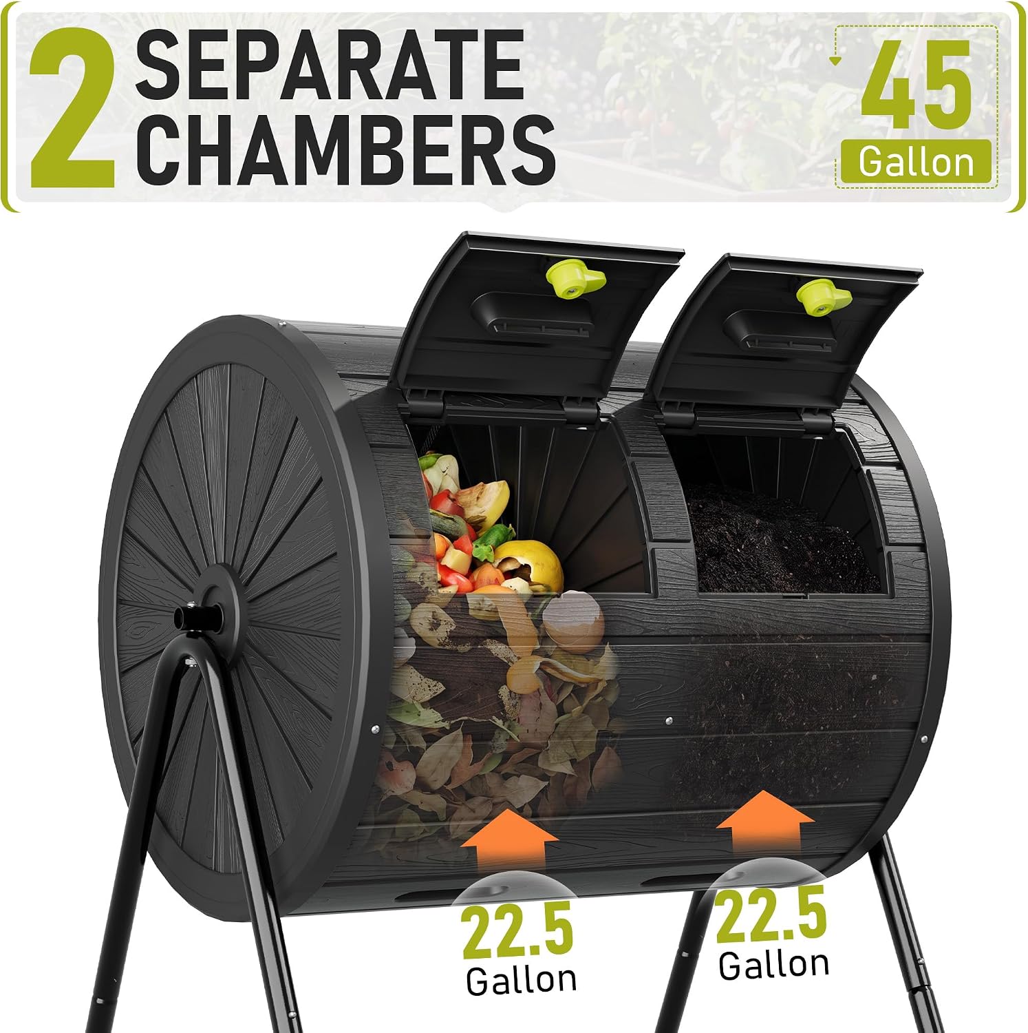 Bifanuo 45 Gallon Compost Bin, - Compost Bin ulasan dan harga