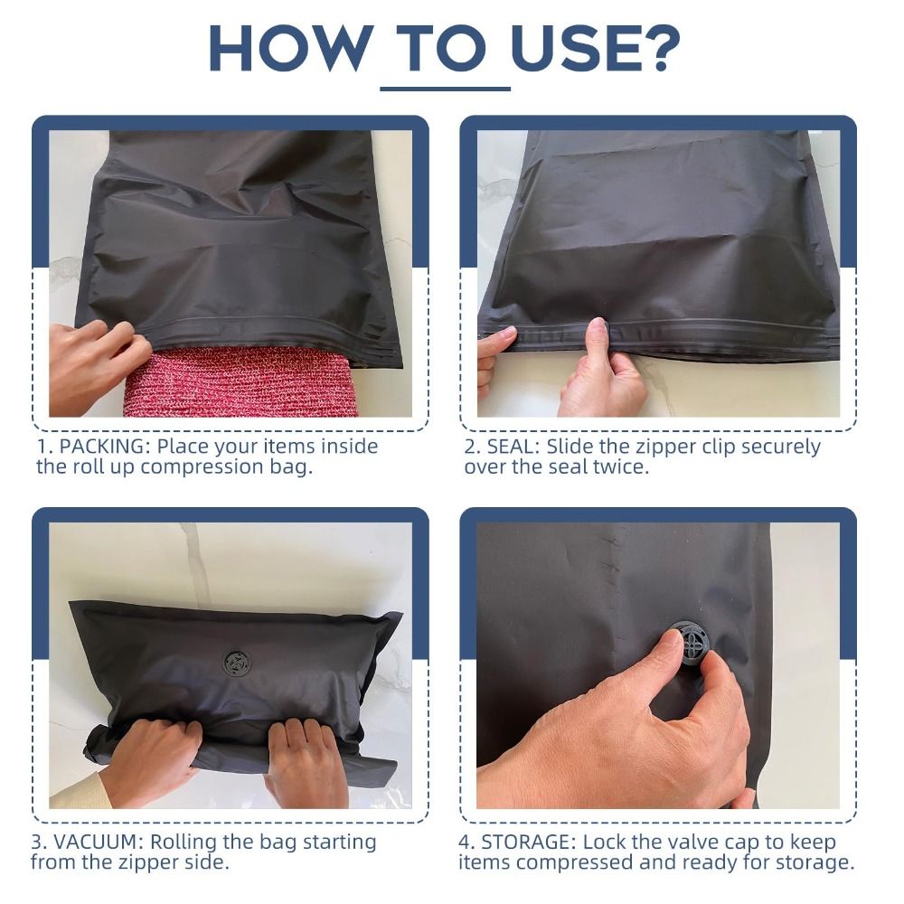 New Reusable Hand Roll Vacuum  - Reusable Bag ulasan dan harga