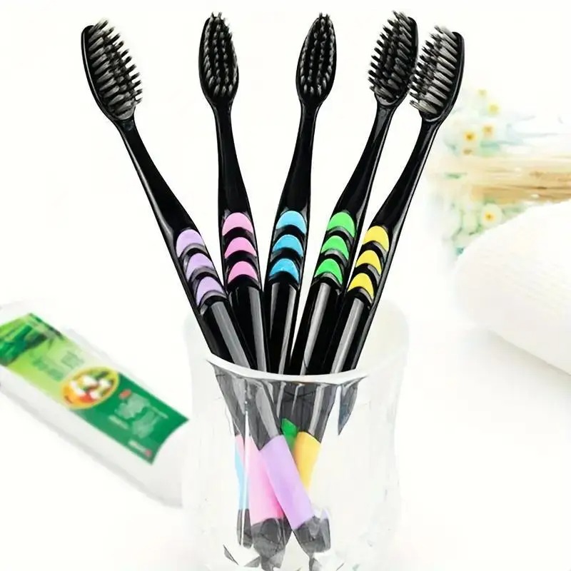 10Pcs Bamboo Charcoal Ultra So - Bamboo Toothbrush ulasan dan harga