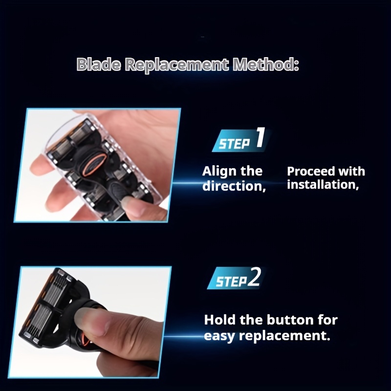 Men's 6-Layer Stainless Steel  - Safety Razor Handle ulasan dan harga
