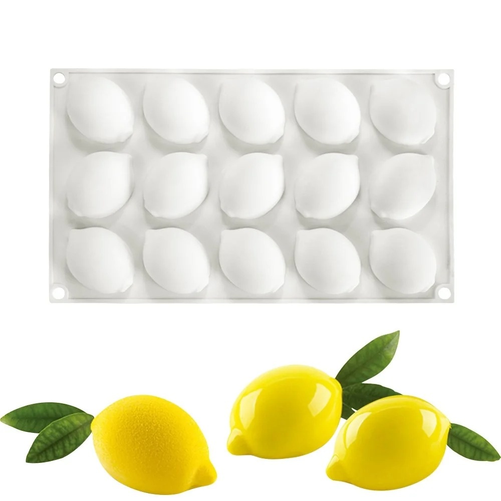 15 Cavity Lemon Food Silicone  - Eco Soap ulasan dan harga