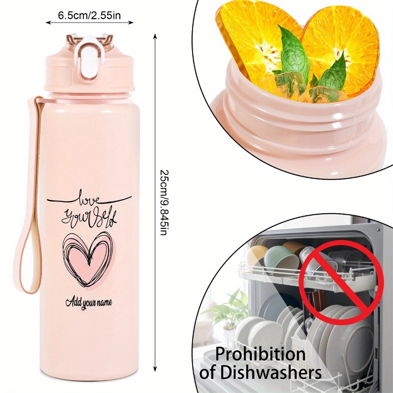 25oz Customizable Text Water C - Reusable Straw ulasan dan harga