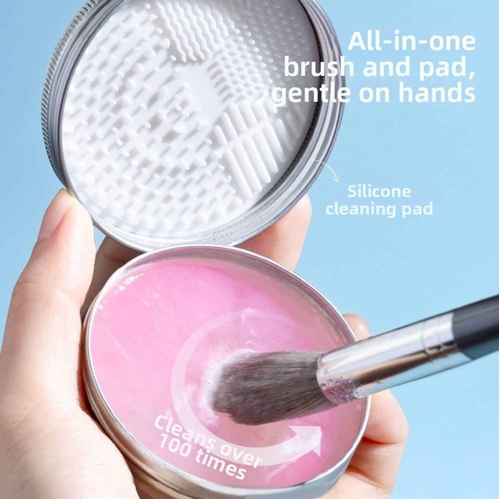 with Silicone Mat Makeup Brush - Eco Sponge ulasan dan harga