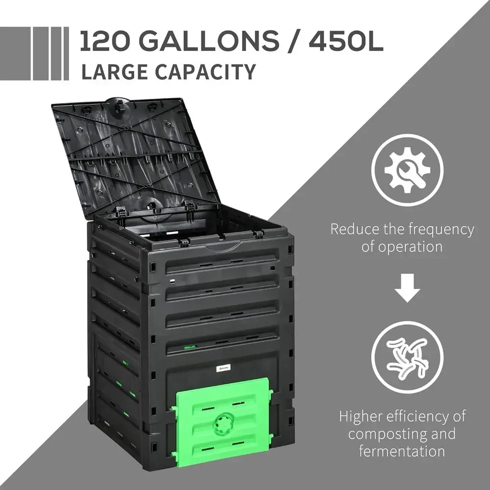 120 Gallon Large Capacity Gard - Compost Bin ulasan dan harga