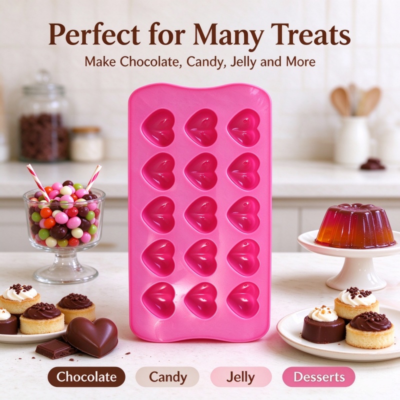 3D Love Heart Silicone Mold Fo - Eco Soap ulasan dan harga