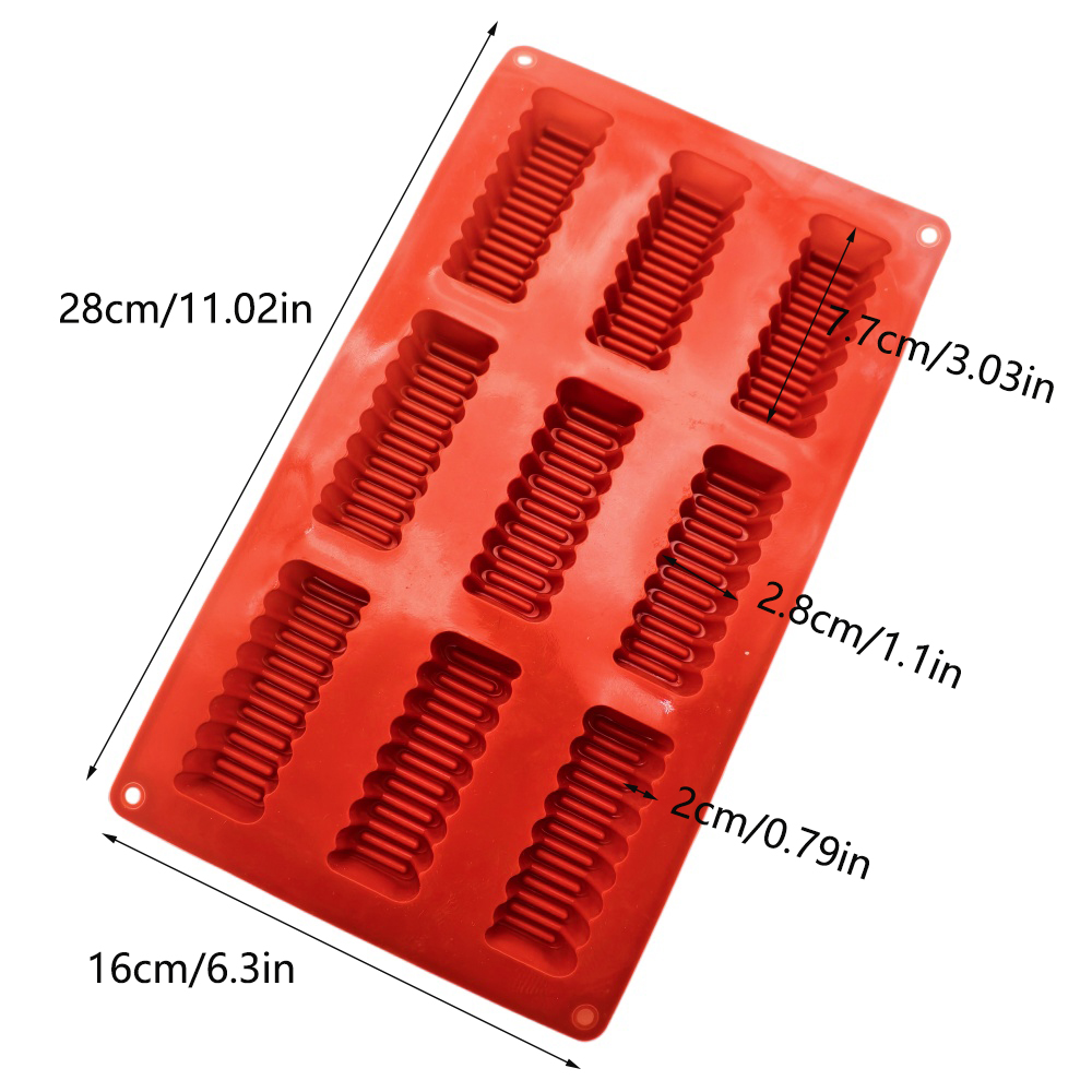 Long Wavy Strip Silicone Choco - Eco Soap ulasan dan harga