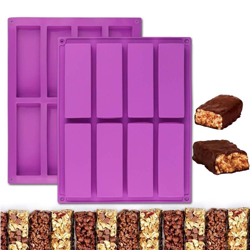 8 Cavity Rectangle Silicone Ca - Eco Soap ulasan dan harga