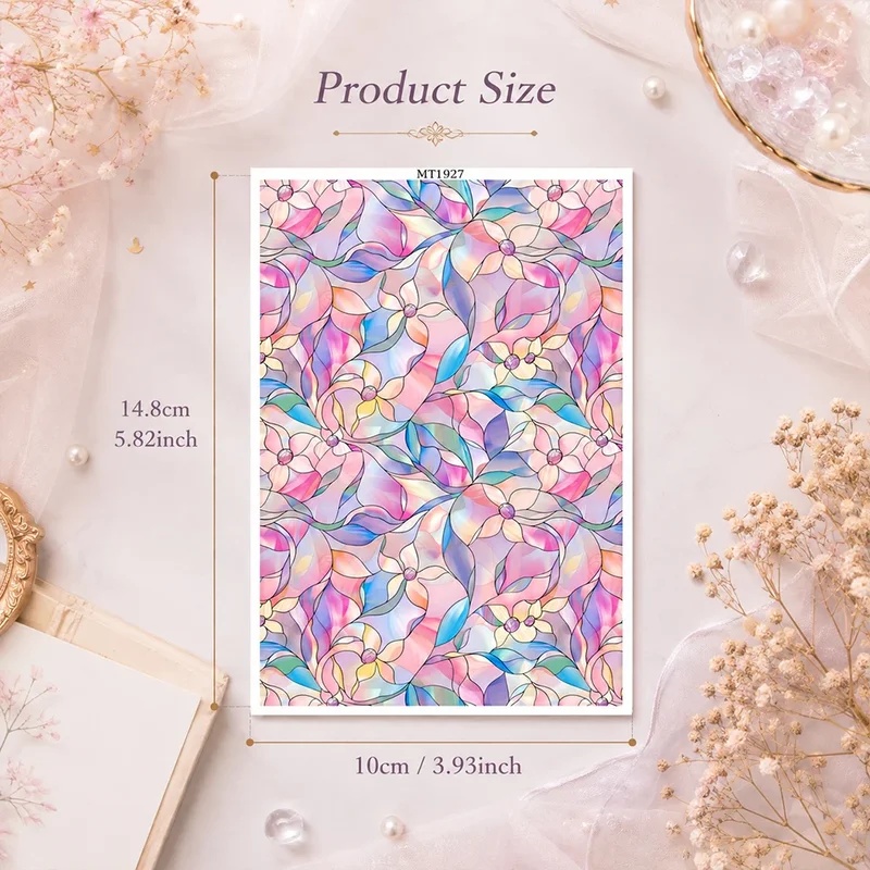 Stained Glass Flower Polymer C - Beeswax Wrap ulasan dan harga