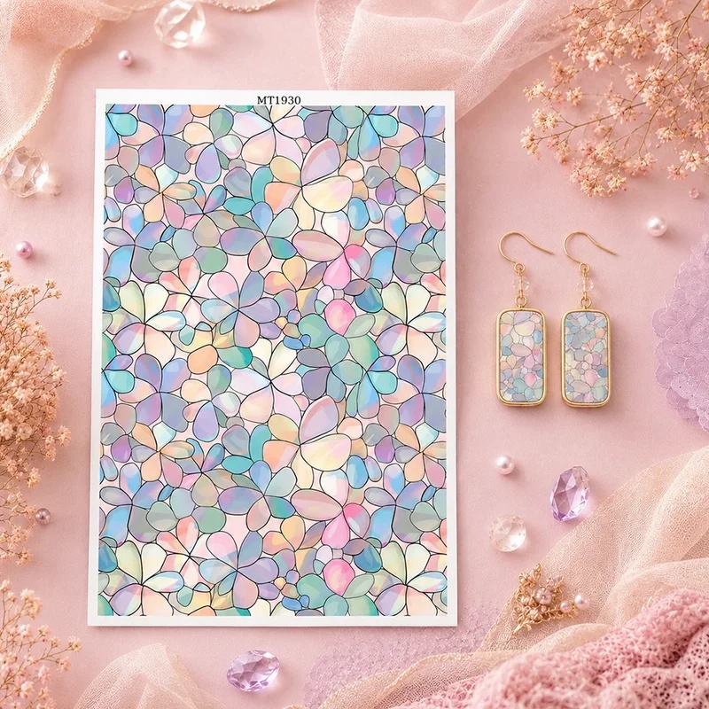 Stained Glass Flower Polymer C - Beeswax Wrap ulasan dan harga