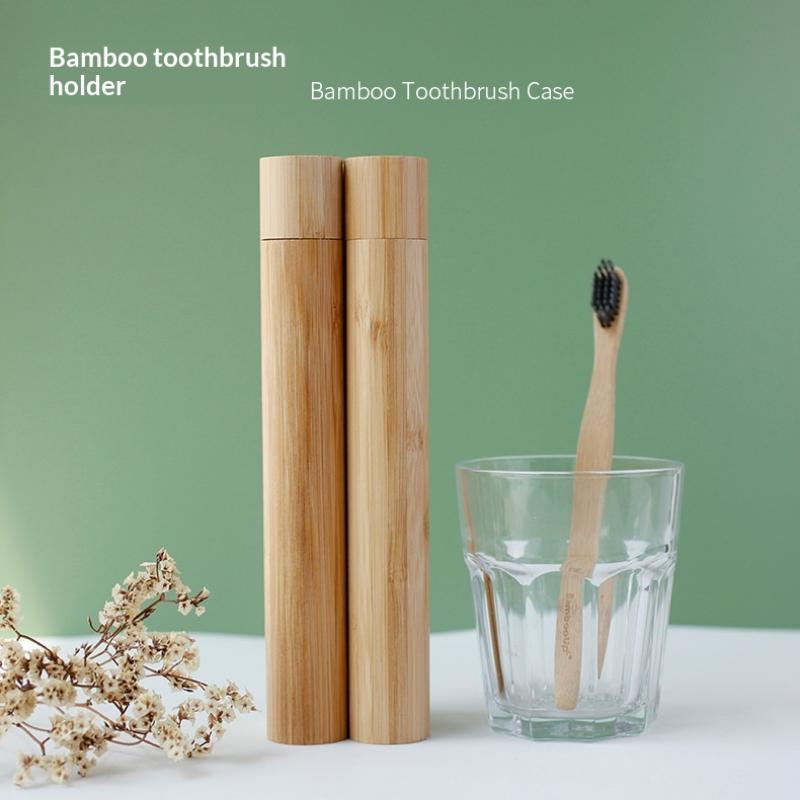 【A】Empty Bamboo Toothbrush Tub - Bamboo Toothbrush ulasan dan harga