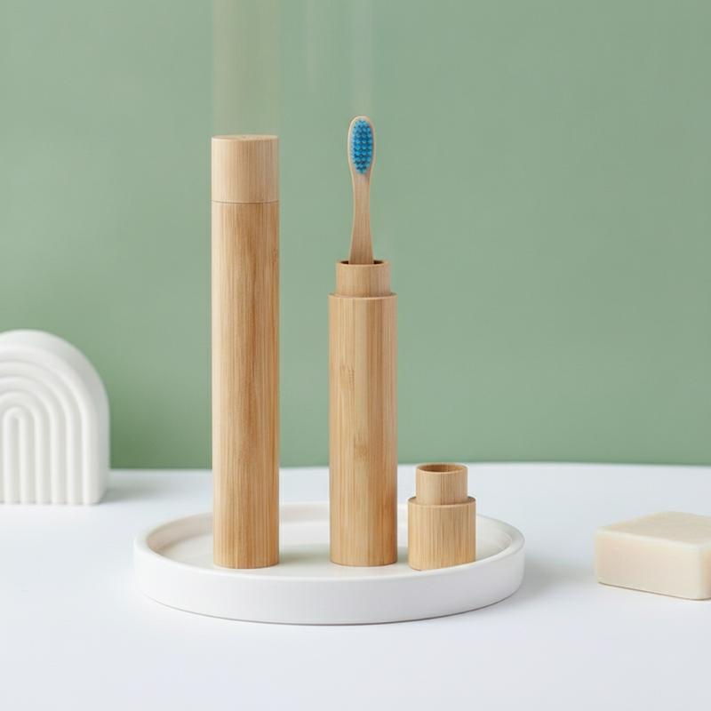 【A】Empty Bamboo Toothbrush Tub - Bamboo Toothbrush ulasan dan harga
