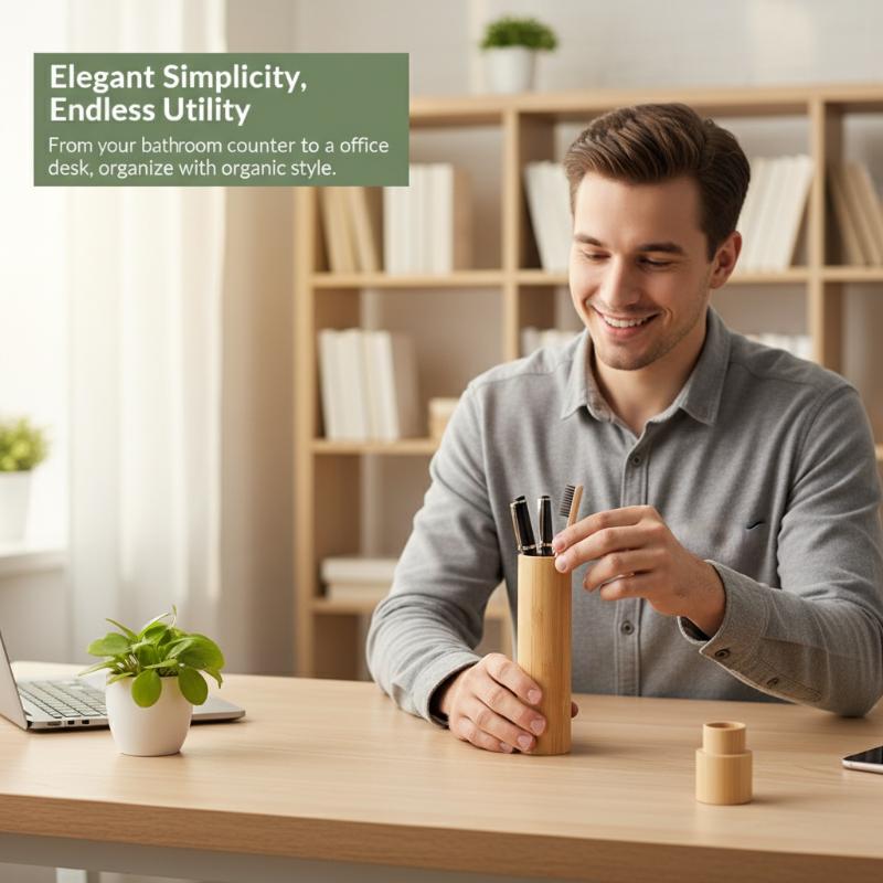 【A】Empty Bamboo Toothbrush Tub - Bamboo Toothbrush ulasan dan harga
