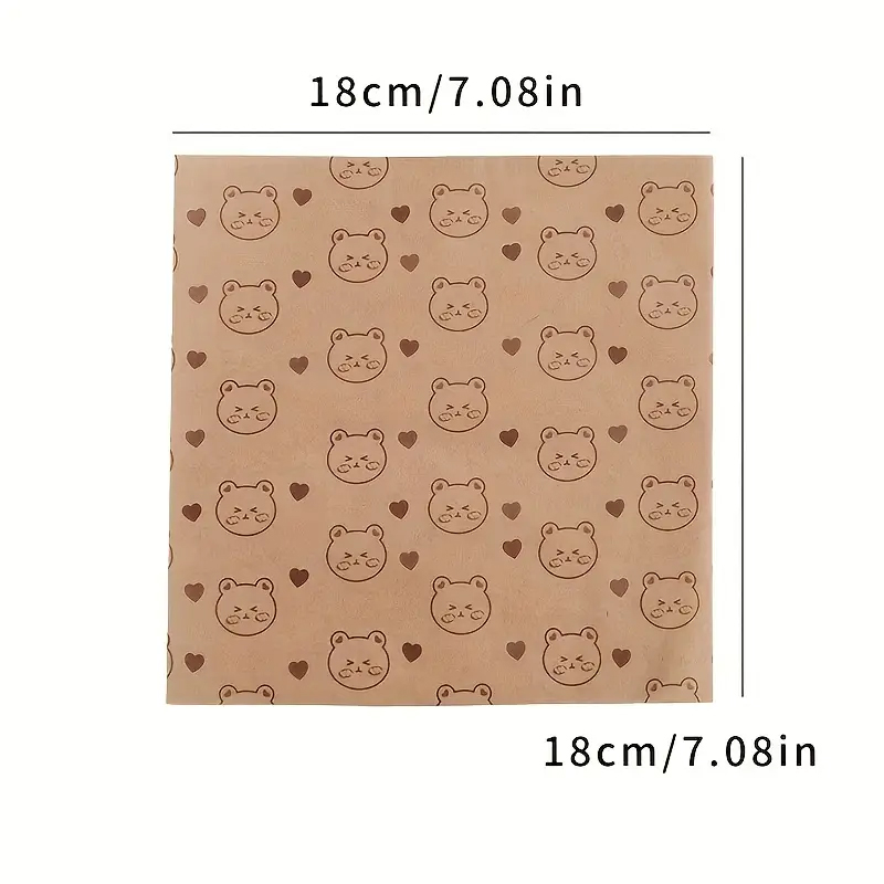 100Pcs/200Pcs Bear/Large Bear  - Beeswax Wrap ulasan dan harga